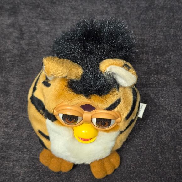 Vintage Tiger Electronics CLOUD Furby Buddies Stuffed Bean Bag Plush Animal - Picture 5 of 10